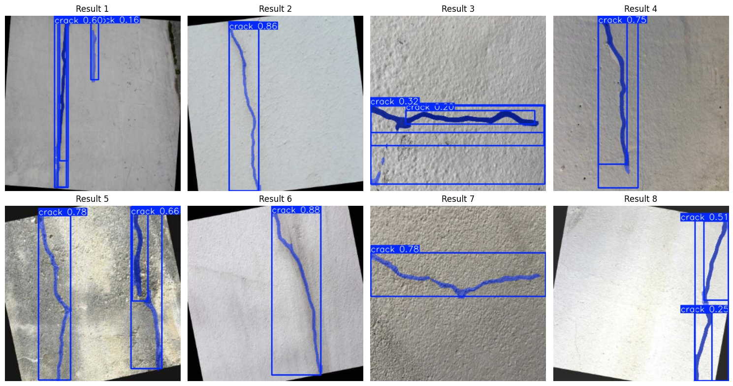 CNN Feature Maps & Crack Segmentation Ansicht 1